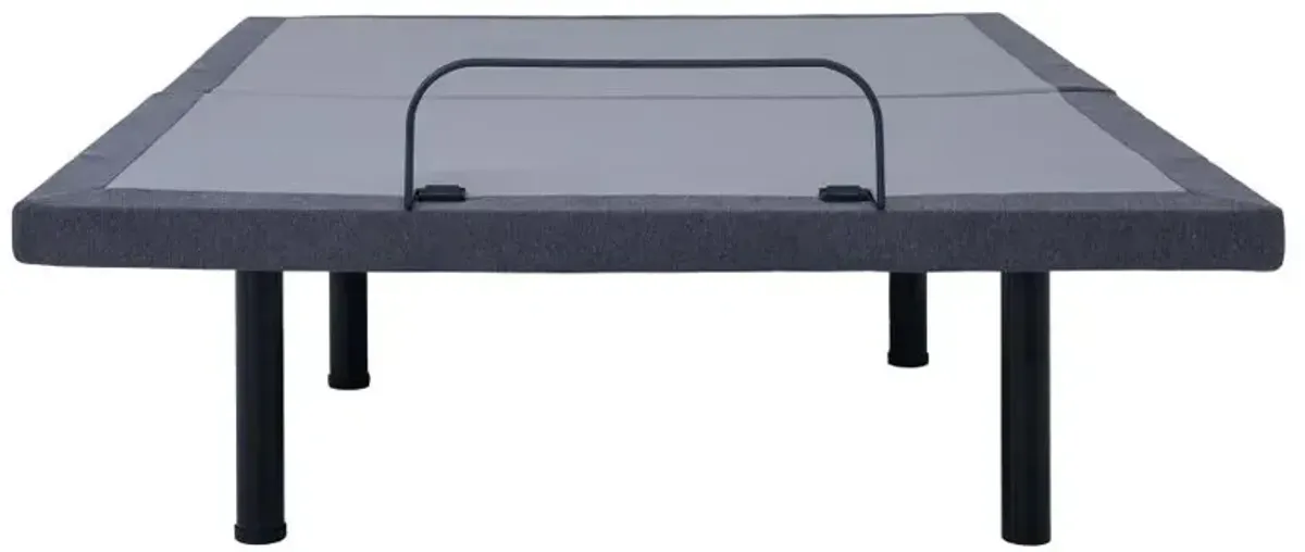 Negan Queen Adjustable Bed Base Grey and Black