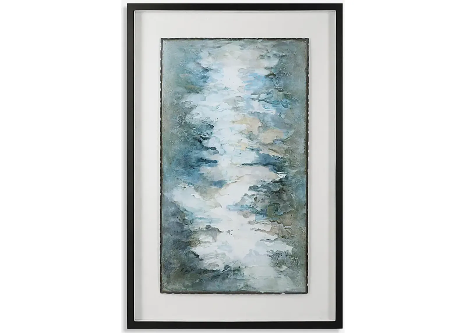 Lakeside Grande Framed Abstract Print