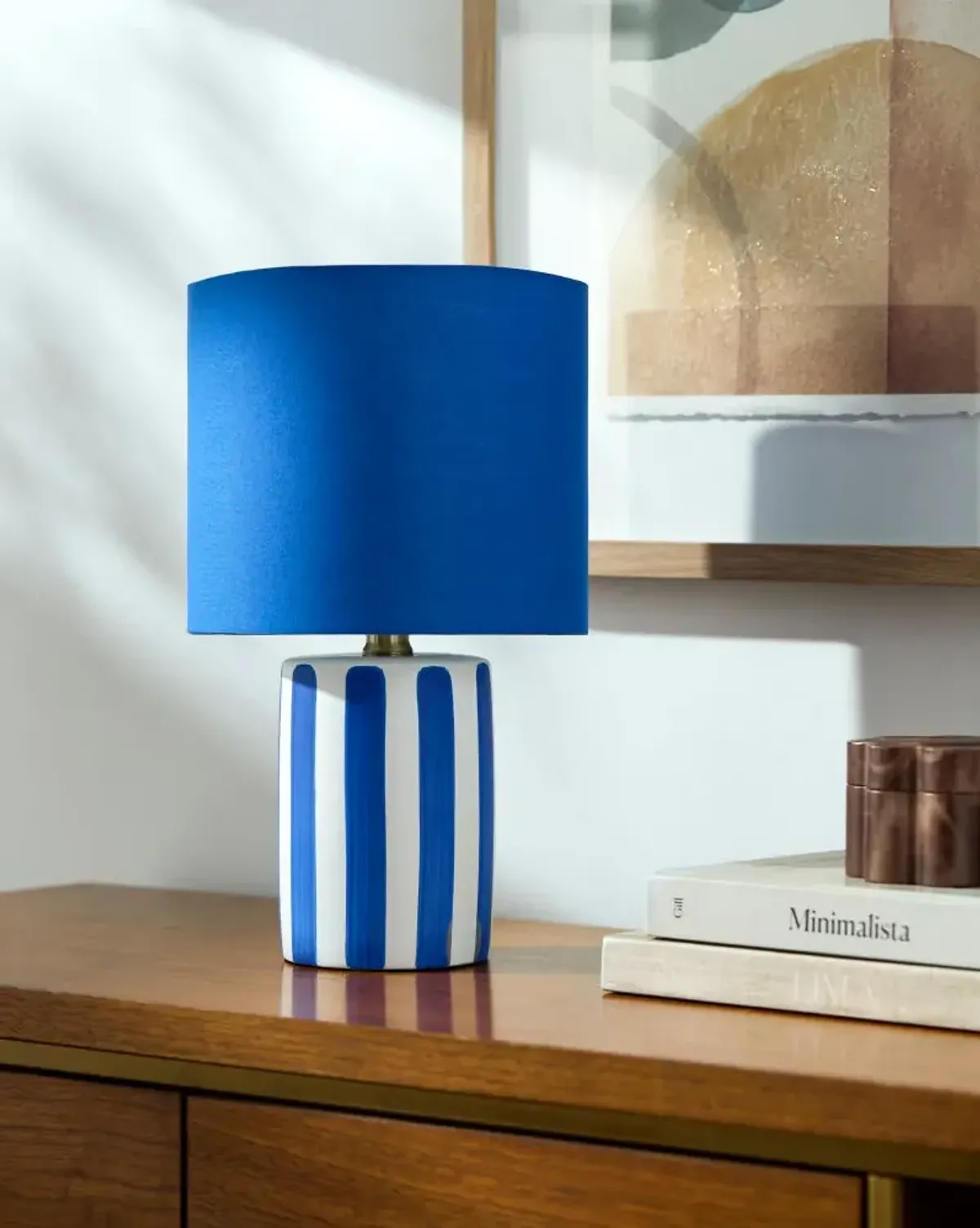 Melbu MLB-006 13"H x 8"W x 8"D Accent Table Lamp