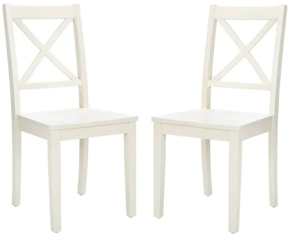 SILIO X BACK DINING CHAIR - Set of 2