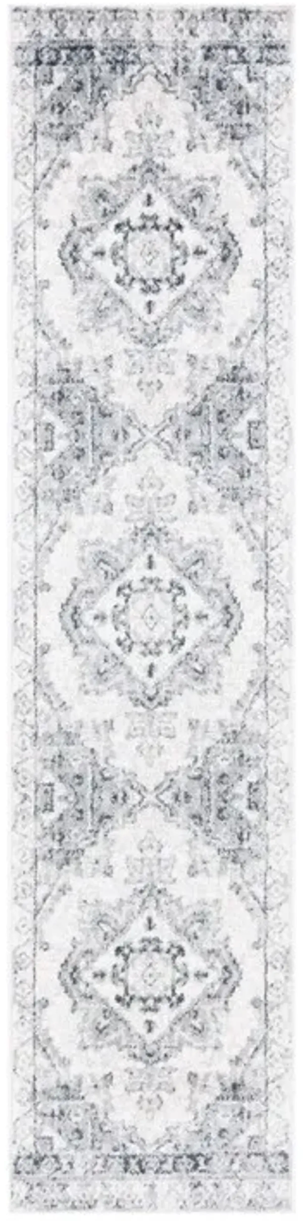 LAYLA 104 Grey 2'-2' X 9' Runner Rug