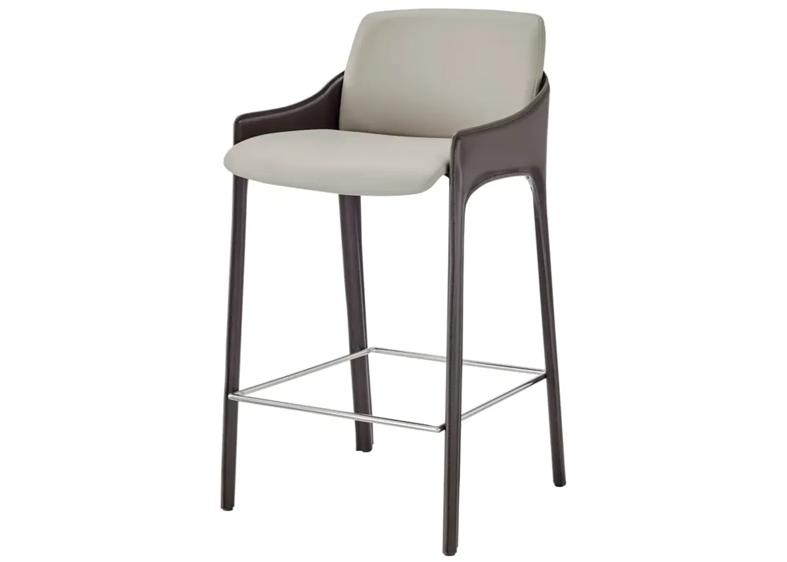 Stella Faux Leather Counter Stool