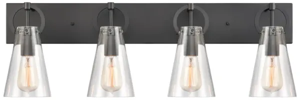 Gabby 32" Wide 4-Light Vanity Light - Matte Black