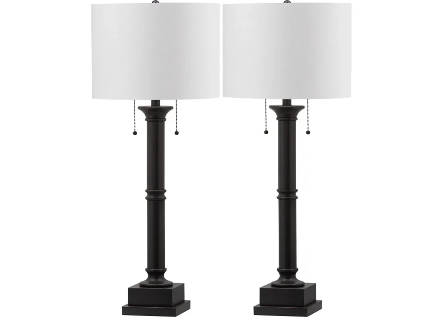 Estilo 36-Inch H Column Table Lamp - Set of 2