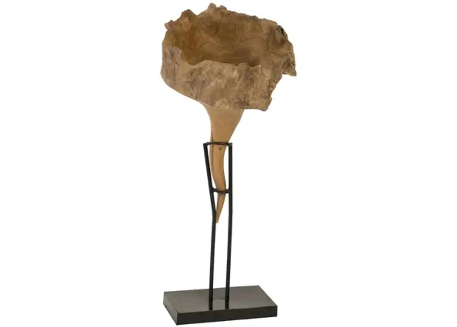 Sonokeling Wood Sculpture on Stand