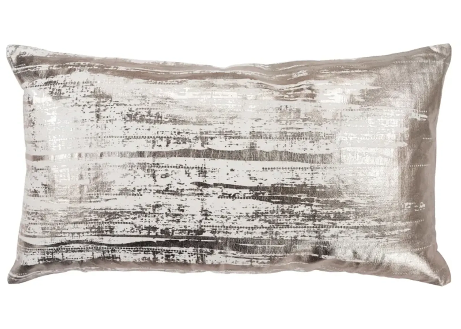 Brushstroke Soft White Pillow