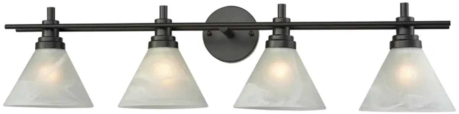 Pemberton 36" Wide 4-Light Vanity Light - Oil Rubbed Bronze