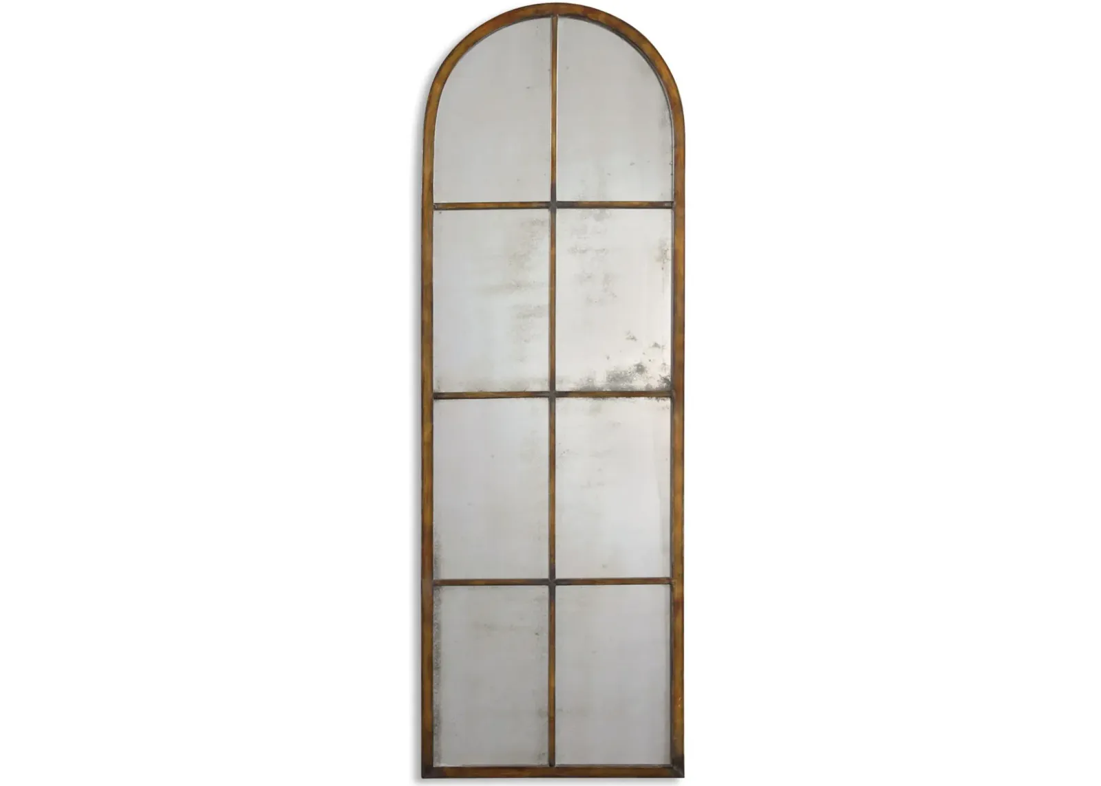 Amiel Arched Brown Mirror