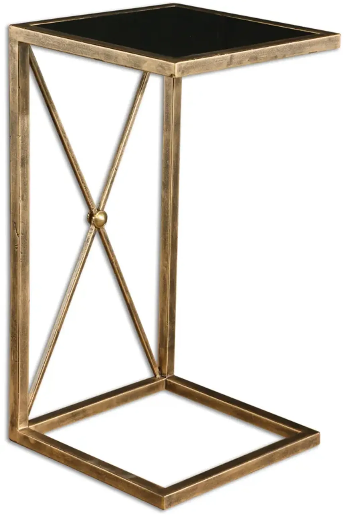 Zafina Gold Accent Table