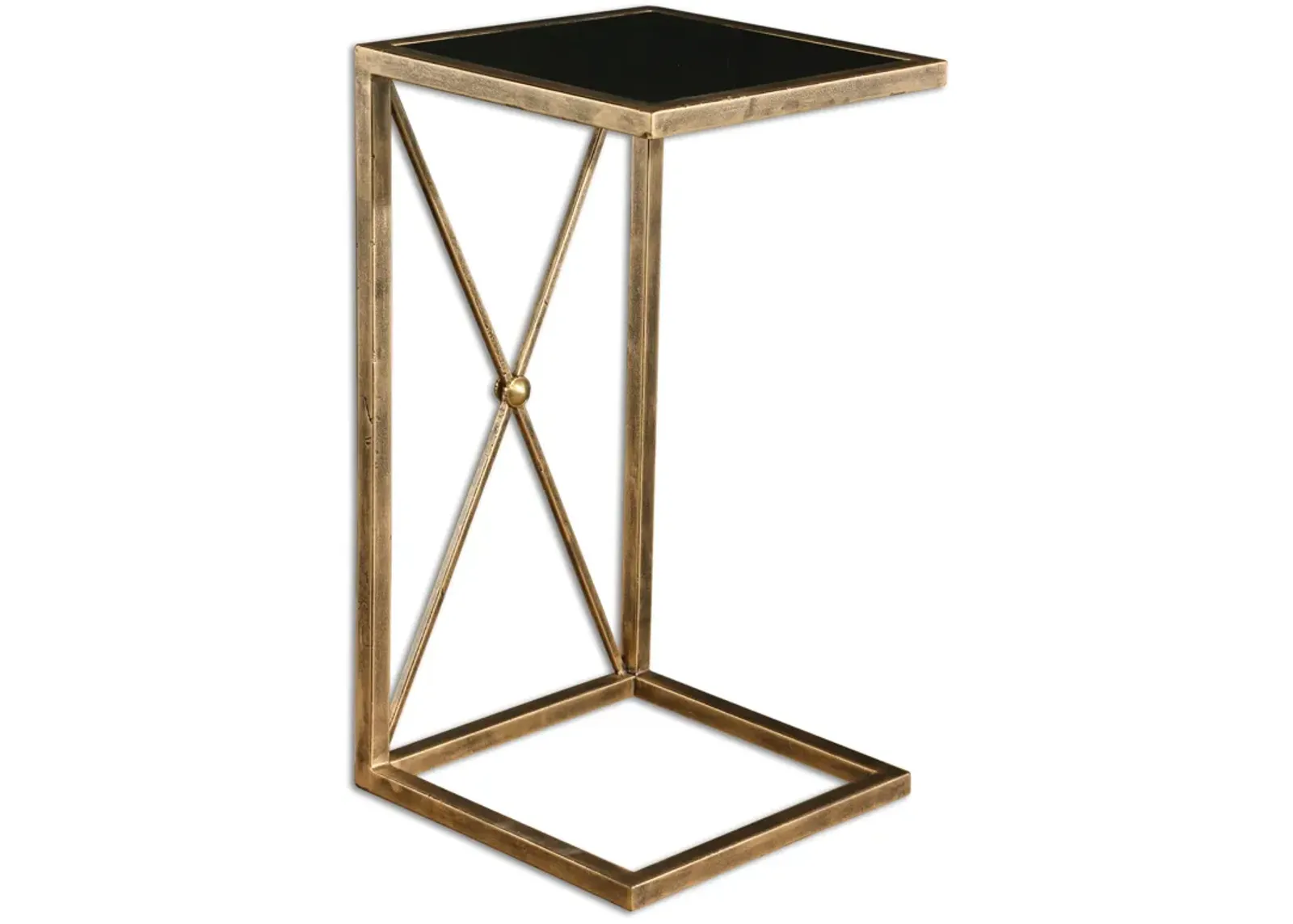 Zafina Gold Accent Table