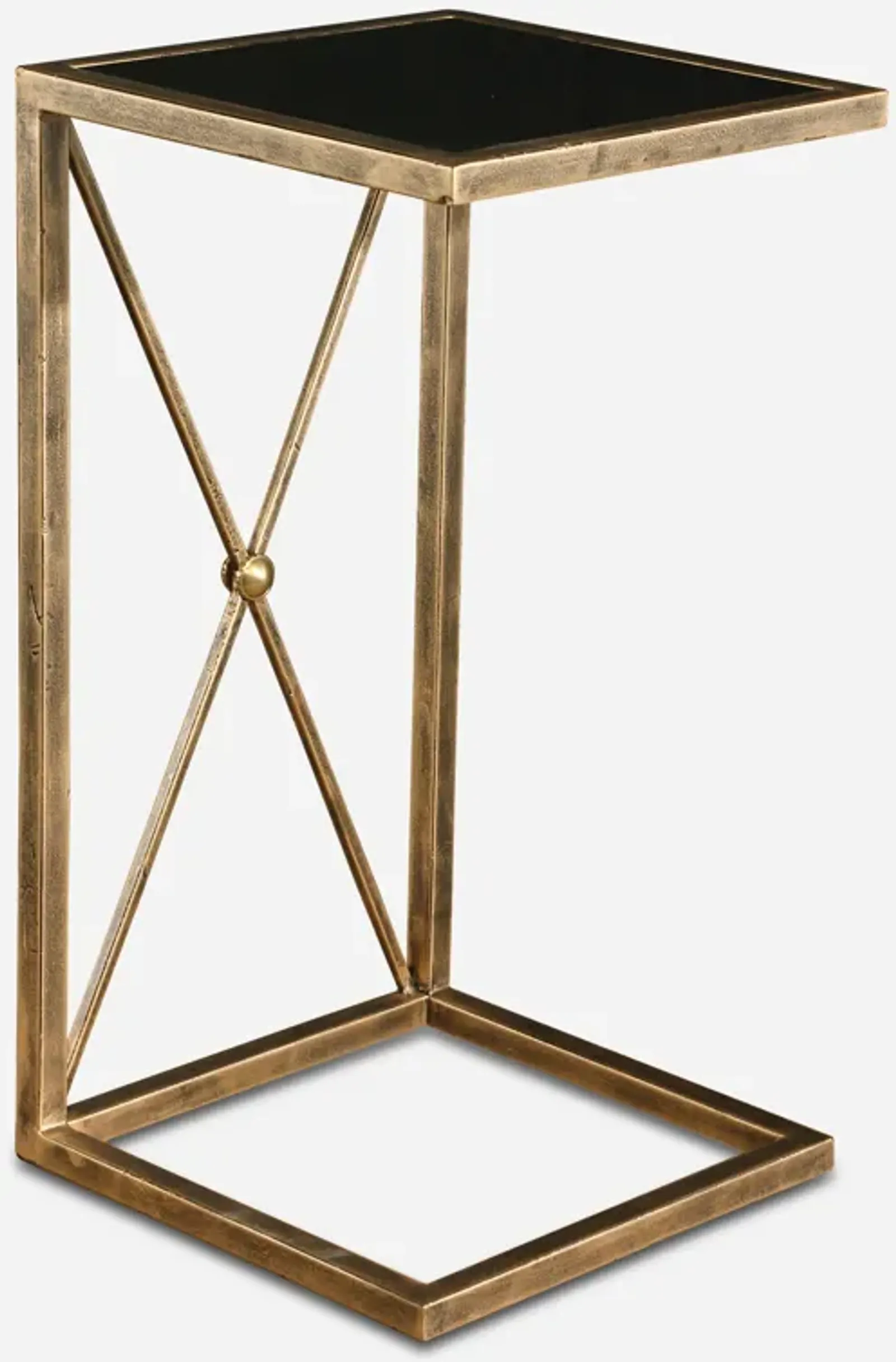 Zafina Gold Accent Table