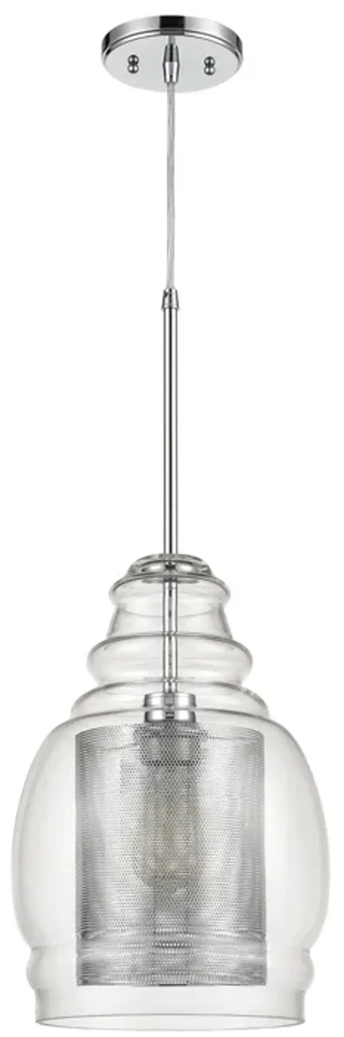 Herndon 11" Wide 1-Light Pendant - Polished Chrome