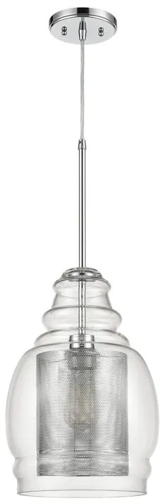 Herndon 11" Wide 1-Light Pendant - Polished Chrome