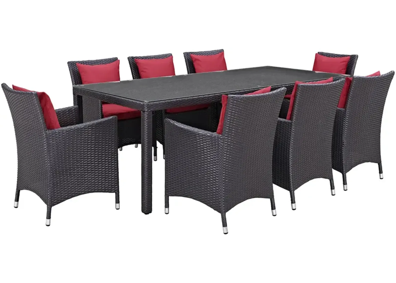 Convene 9 Piece Outdoor Patio Dining Set