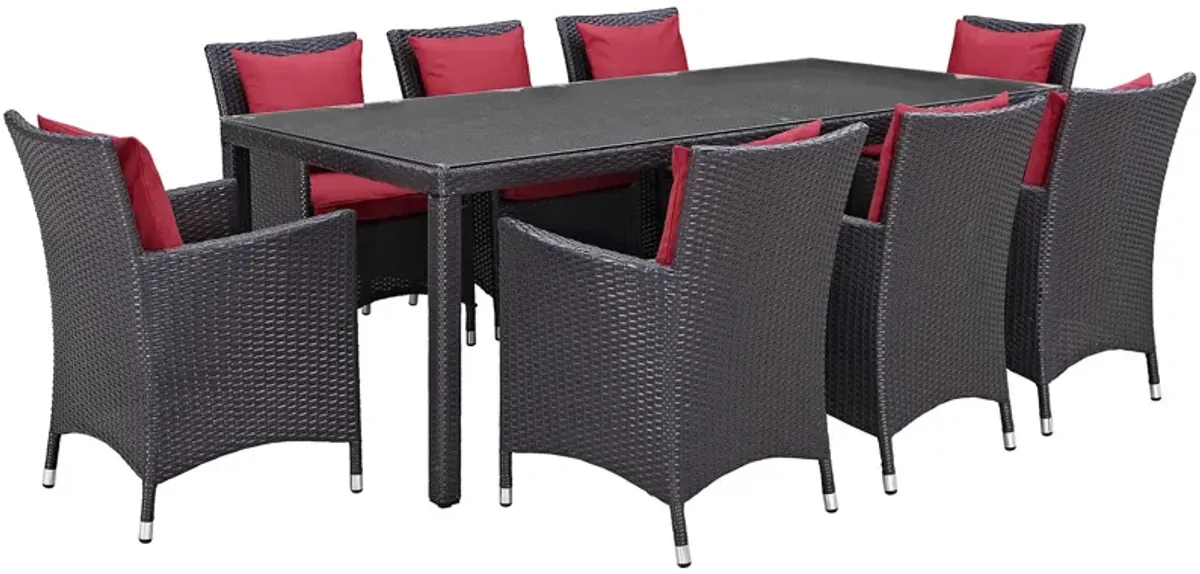 Convene 9 Piece Outdoor Patio Dining Set