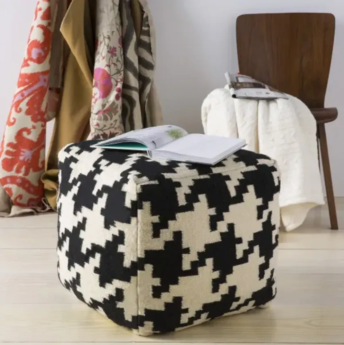 Frontier 18"H x 18"W x 18"D Pouf