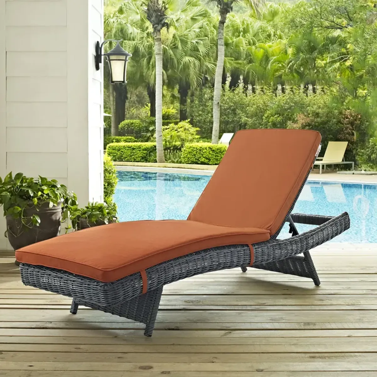 Summon Outdoor Patio Sunbrella® Chaise