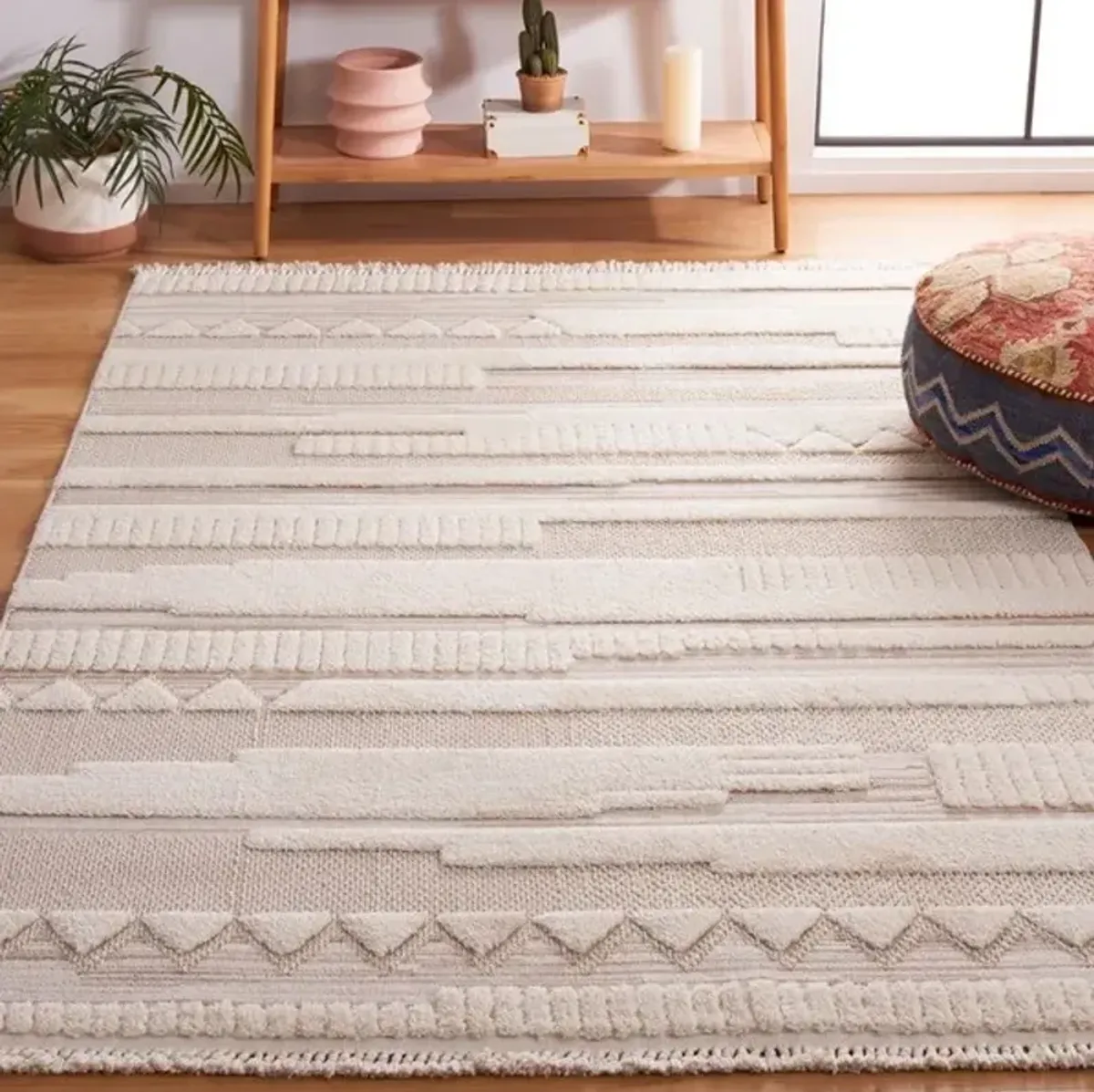 URBAN 200 Beige 4' X 6' Small Rectangle Rug