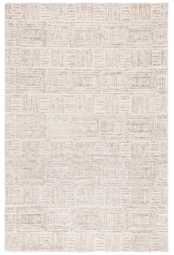 EBONY 907 IVORY  8' x 10' Large Rectangle Rug