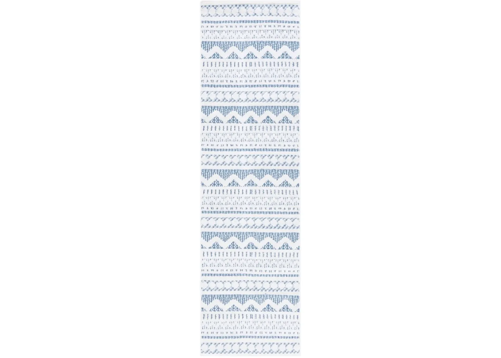 ALAMO 716 Blue 2'-2' X 8' Runner Rug