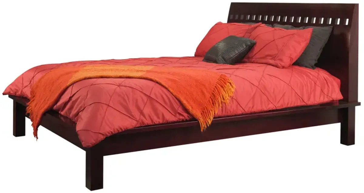 Veneto Queen-size Platform Bed in Espresso