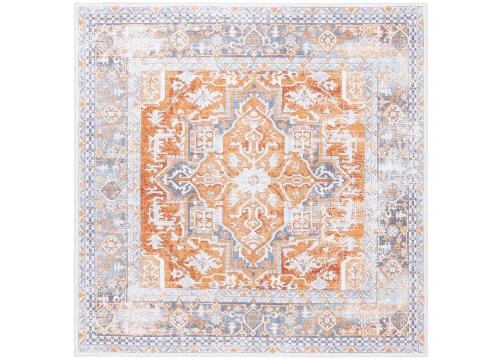 ARIZONA 323 RUST  6' x 6' Square Square Rug