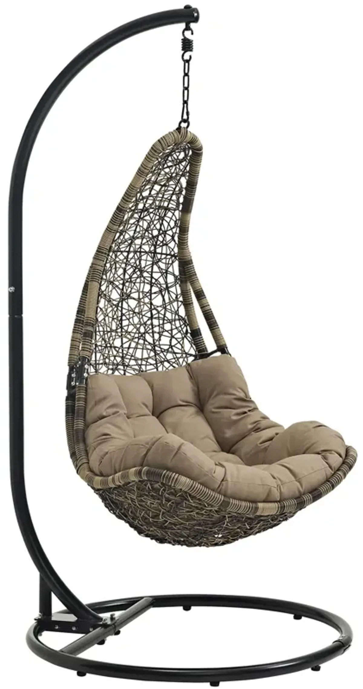 Abate Outdoor Patio Swing Chair With Stand