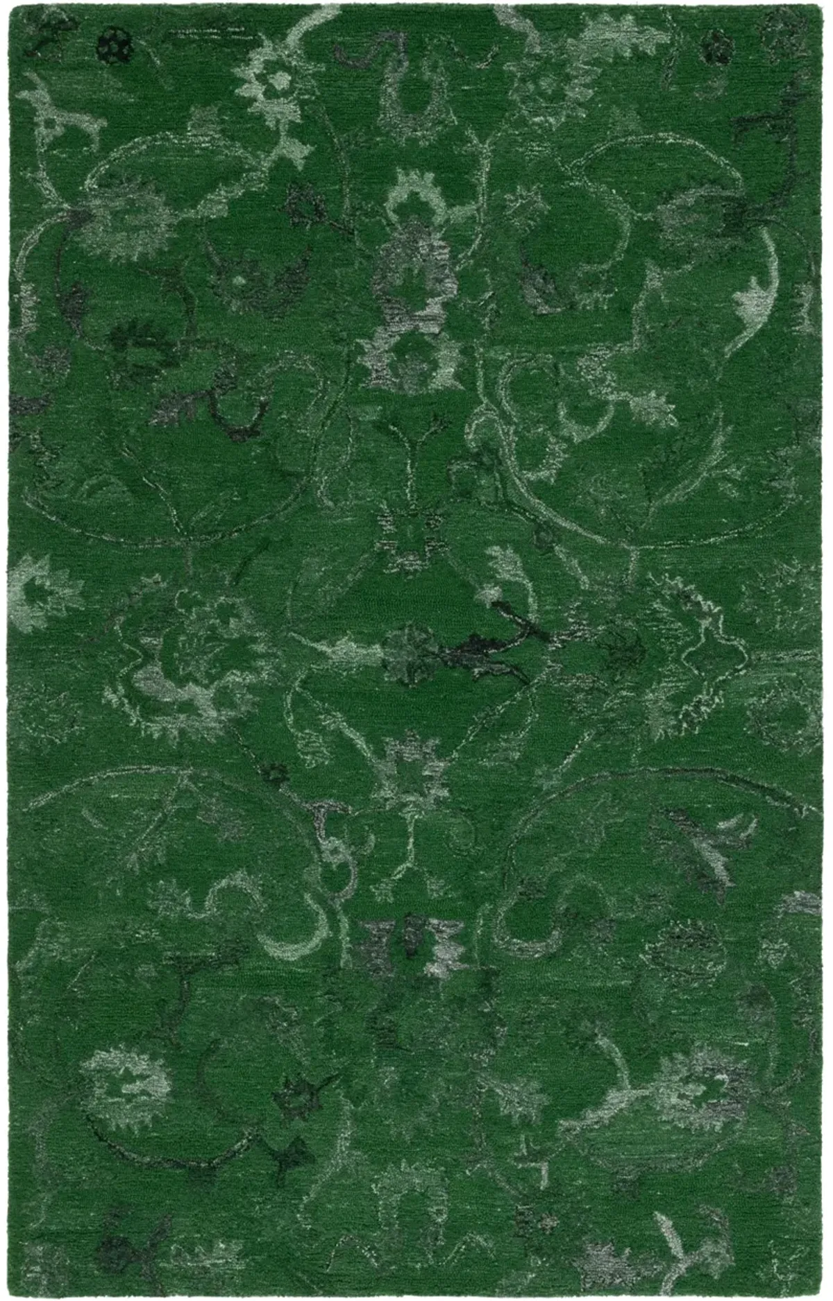 ANATOLIA 401 DARK GREEN 3' x 5' Small Rectangle Rug