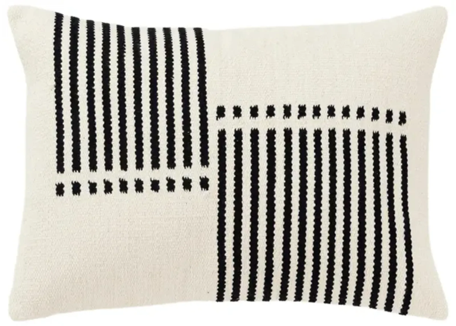 stripe black  Pillow