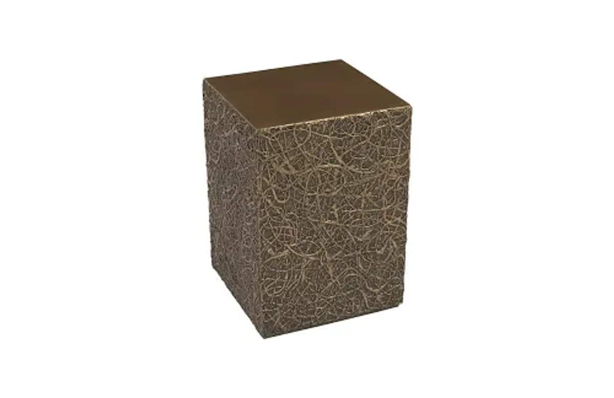 string theory pedestal, bronze, sm