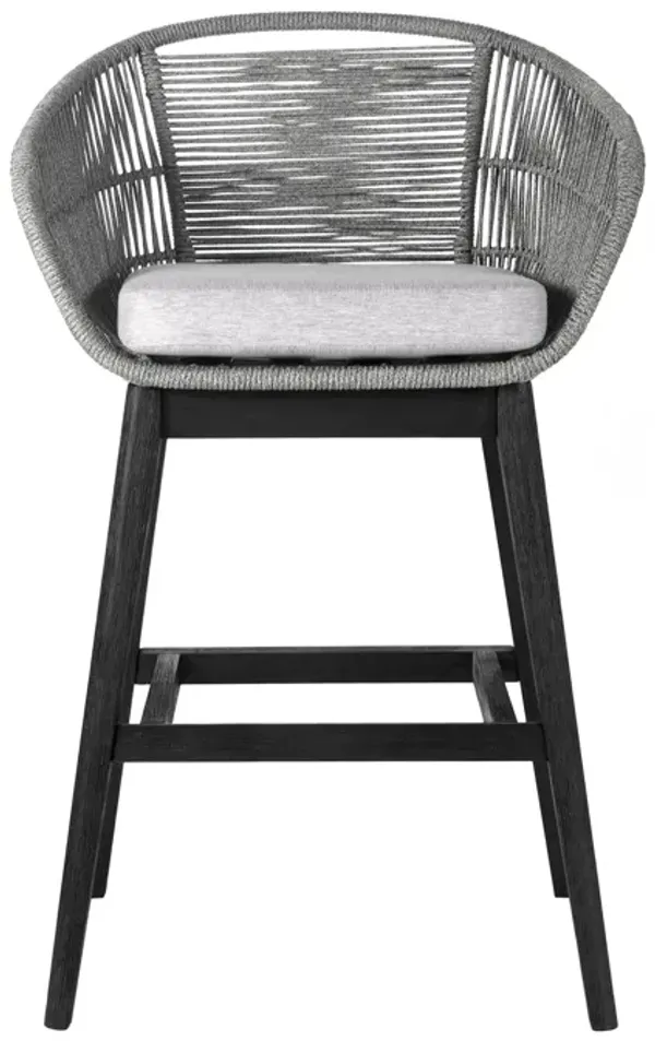 Tutti Frutti Black Indoor/Outdoor Barstool 