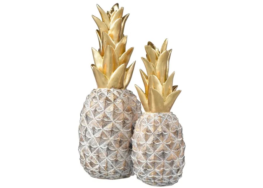 Big Island Pineapple - Set of 2 Gold