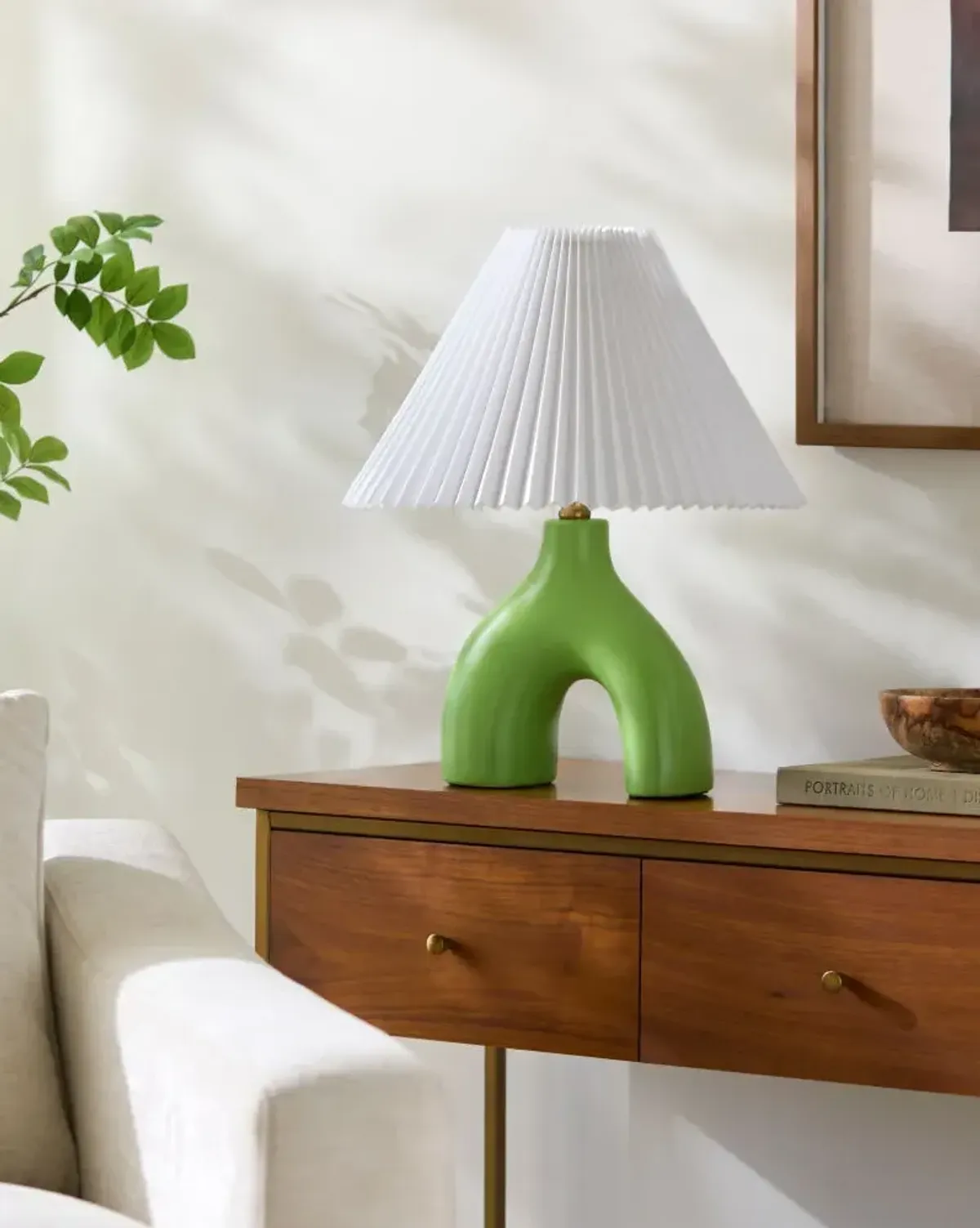 Alvik AVK-007 18"H x 15"W x 15"D Accent Table Lamp