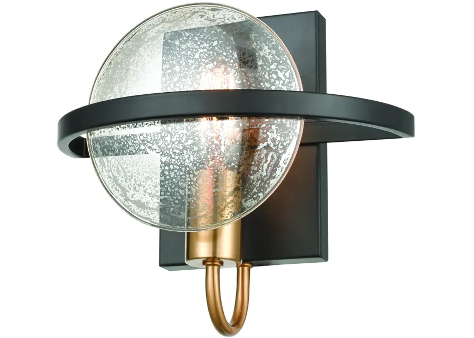 Oriah 9" High 1-Light Sconce - Matte Black