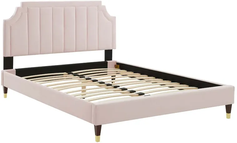 Sienna Performance Velvet King Platform Bed