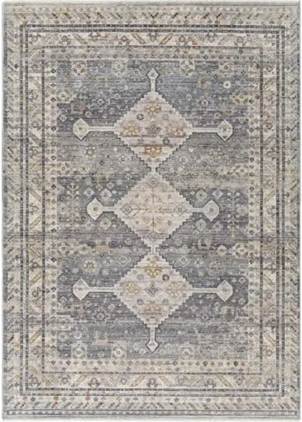 Aida AAD-2305 2' x 2'11" Machine Woven Rug