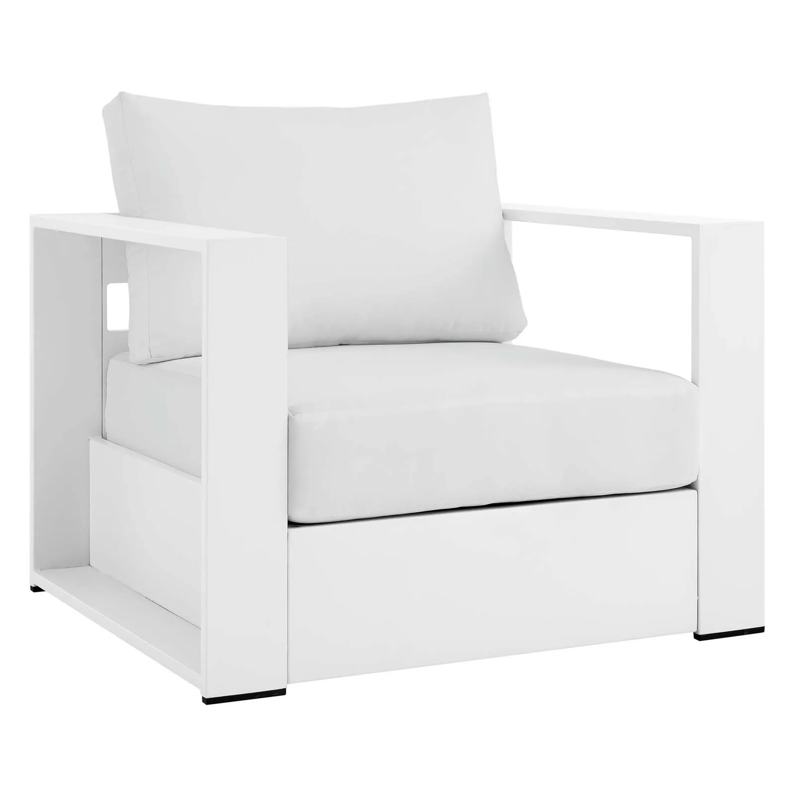 Tahoe Powder-Coated Aluminum Outdoor Armchair