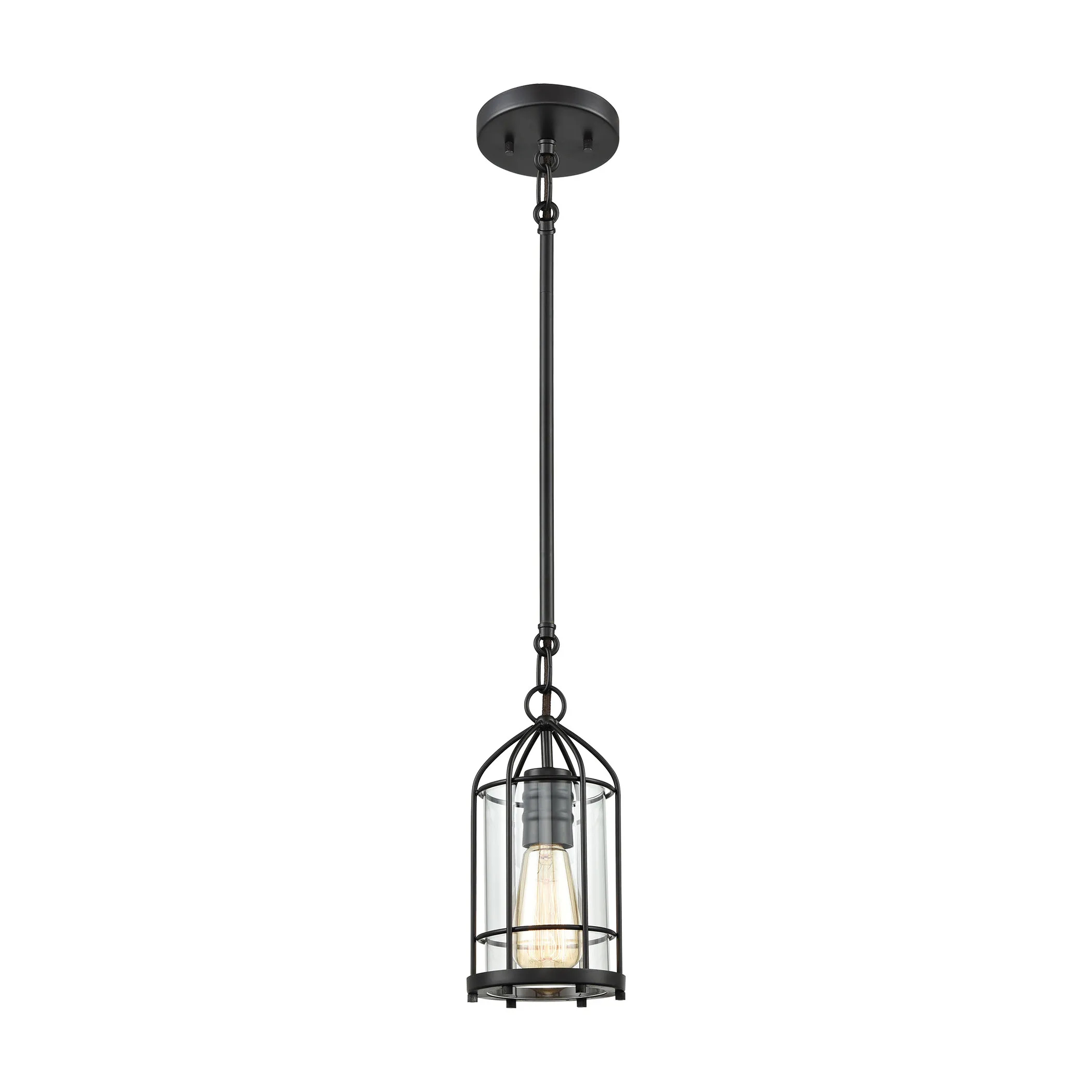 Southwick 5" Wide 1-Light Mini Pendant - Oil Rubbed Bronze