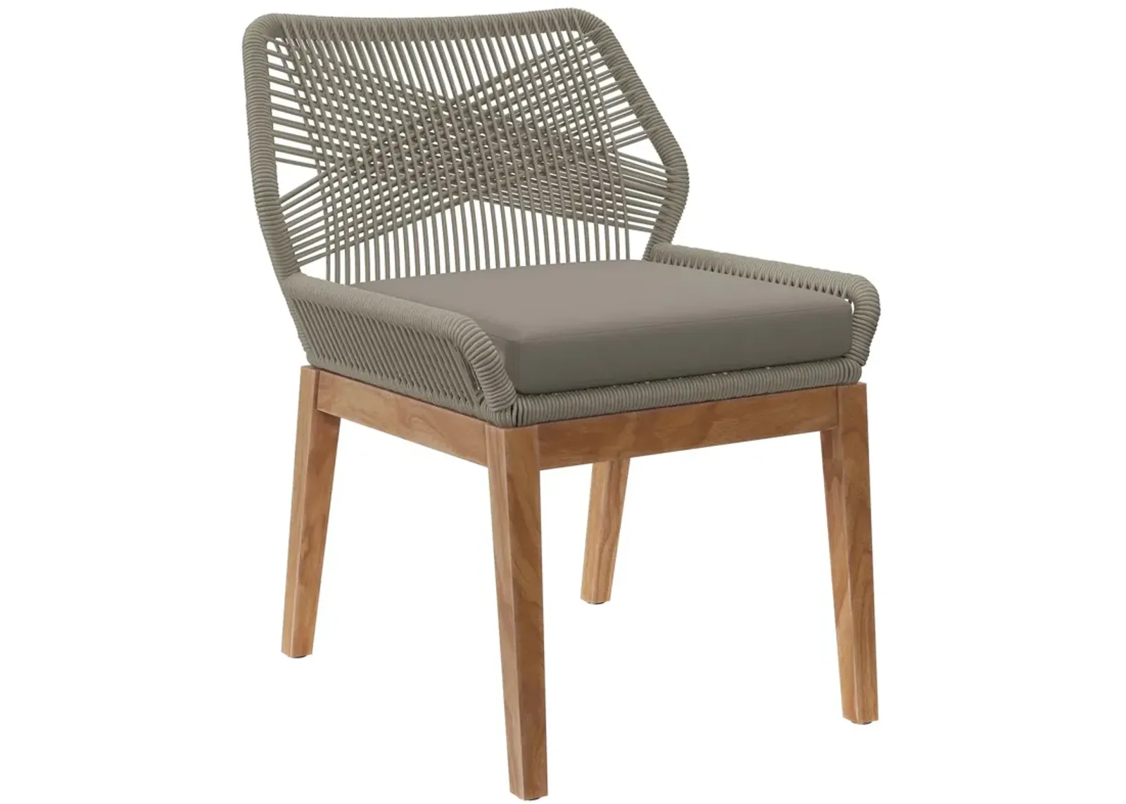 Wellspring Outdoor Patio Teak Wood Dining Chair