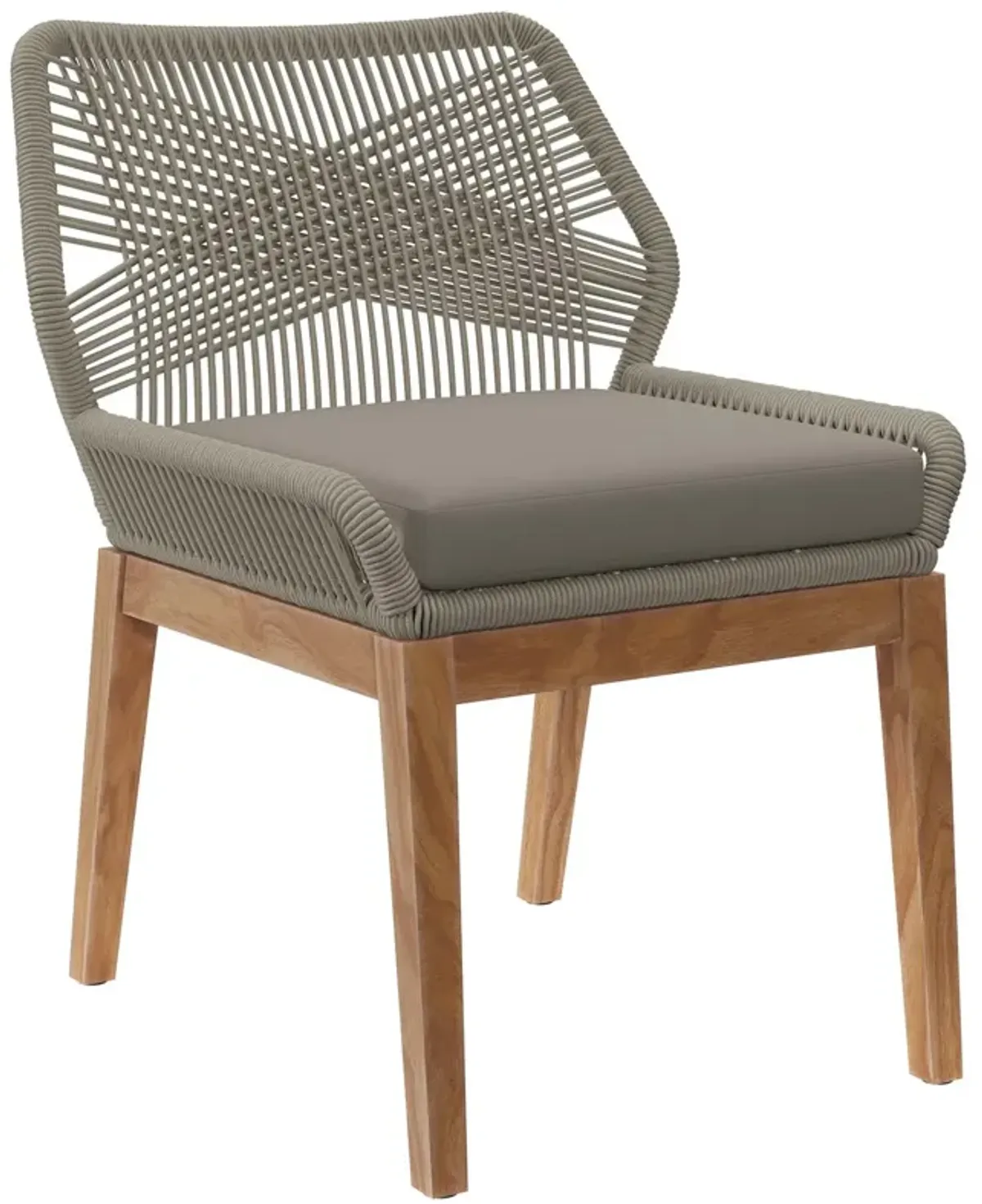 Wellspring Outdoor Patio Teak Wood Dining Chair