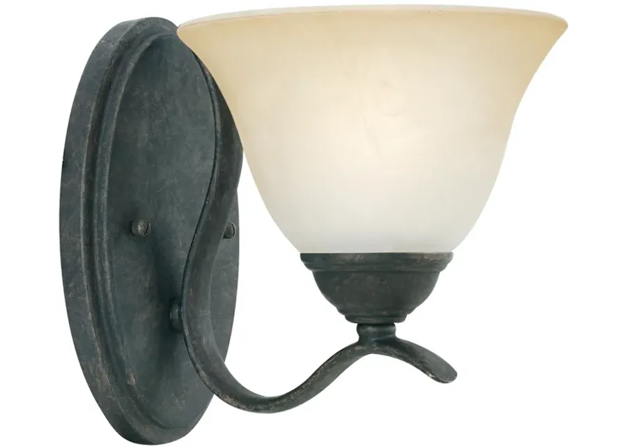 Prestige 9" High 1-Light Sconce - Sable Bronze