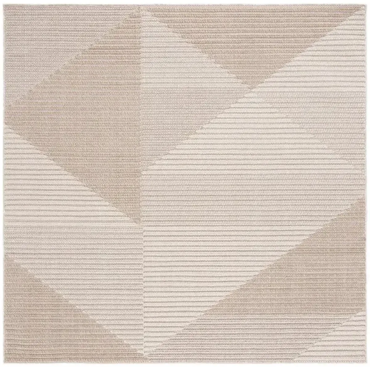 GLOBAL 400 Beige 6'-7' X 6'-7' Square Square Rug