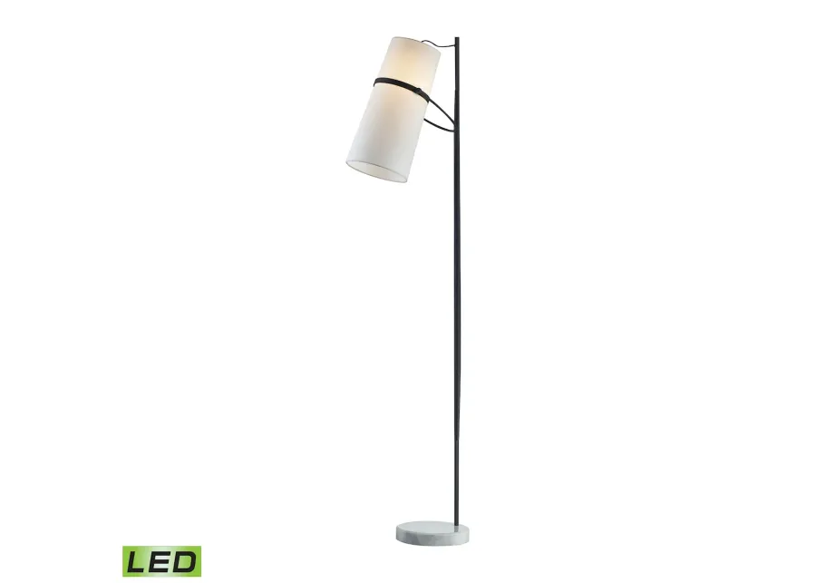 Banded Shade High 1-Light Floor Lamp