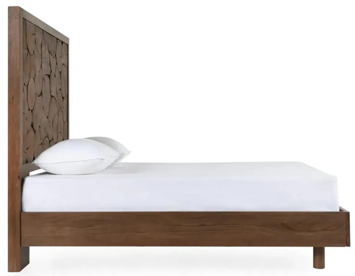 Jaxon Wood Cal King Bed Cocoa Brown