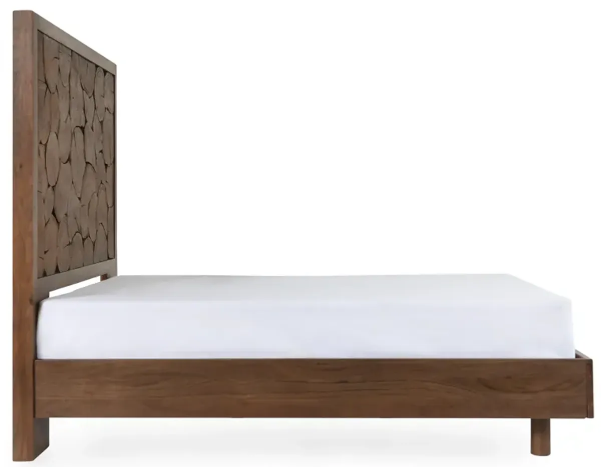 Jaxon Wood Cal King Bed Cocoa Brown