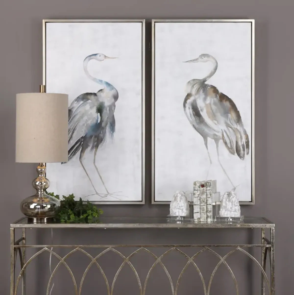 Summer Birds Framed Art S/2