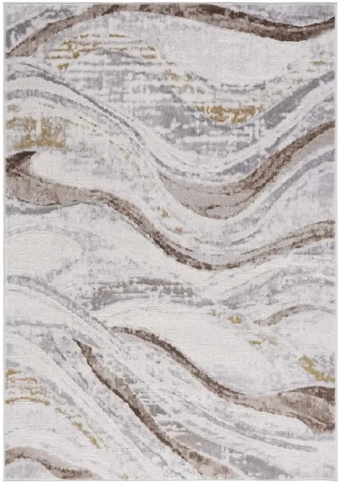 PALMA 334 Brown 5'-5' X 7'-7' Medium Rectangle Rug