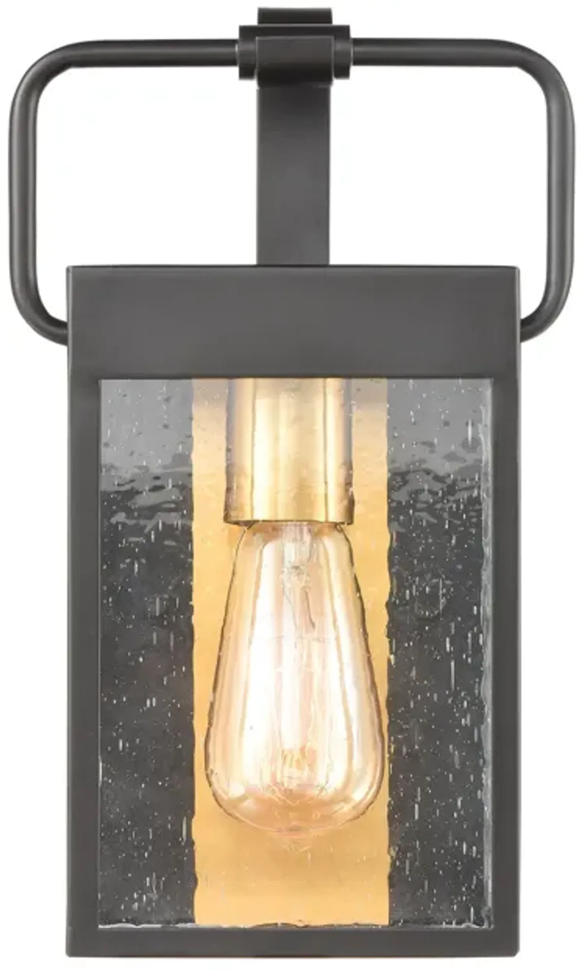 Knowlton 12" High 1-Light Outdoor Sconce - Matte Black