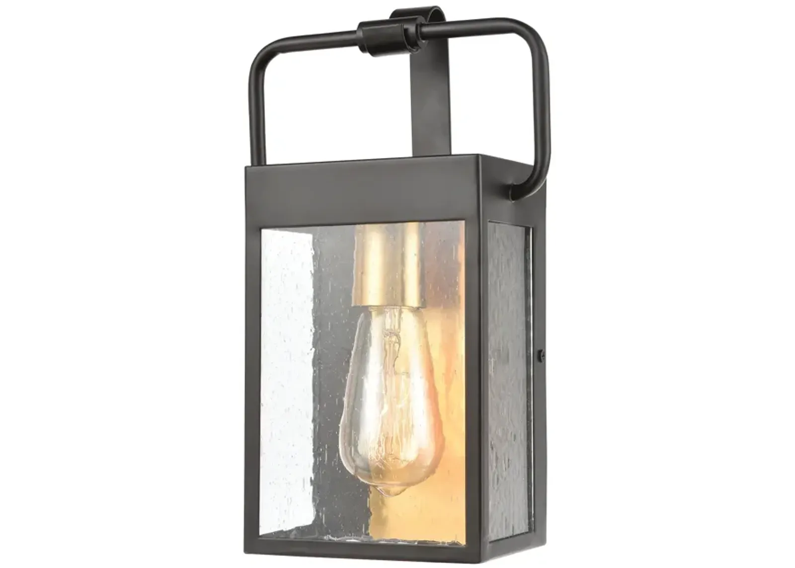 Knowlton 12" High 1-Light Outdoor Sconce - Matte Black