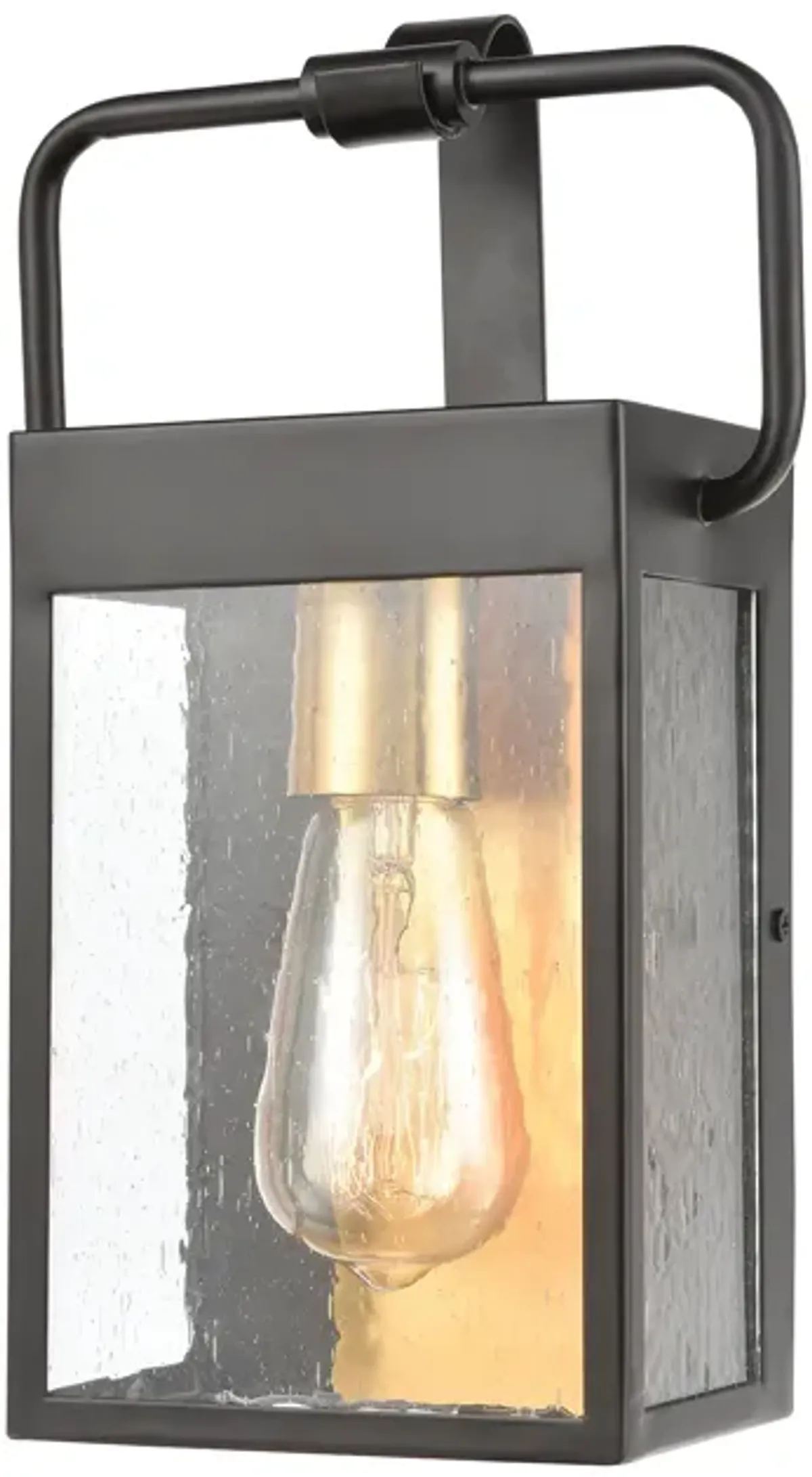 Knowlton 12" High 1-Light Outdoor Sconce - Matte Black